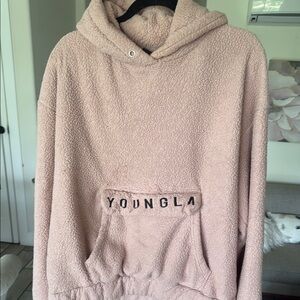 YoungLA Blush Fleece Hoodie